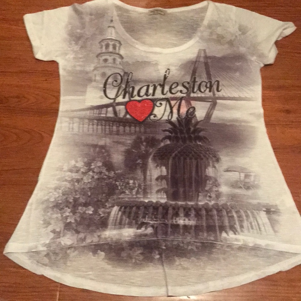 Charleston, NY shirt rhinestone
